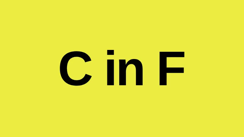 C in F conversion tool for enterprise cloud computing and data center operations