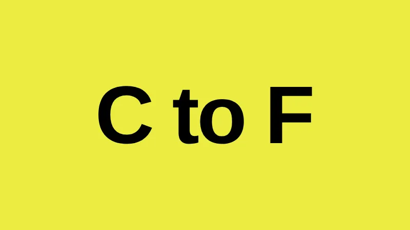 C to F conversion tool for business aviation and charter flight operations